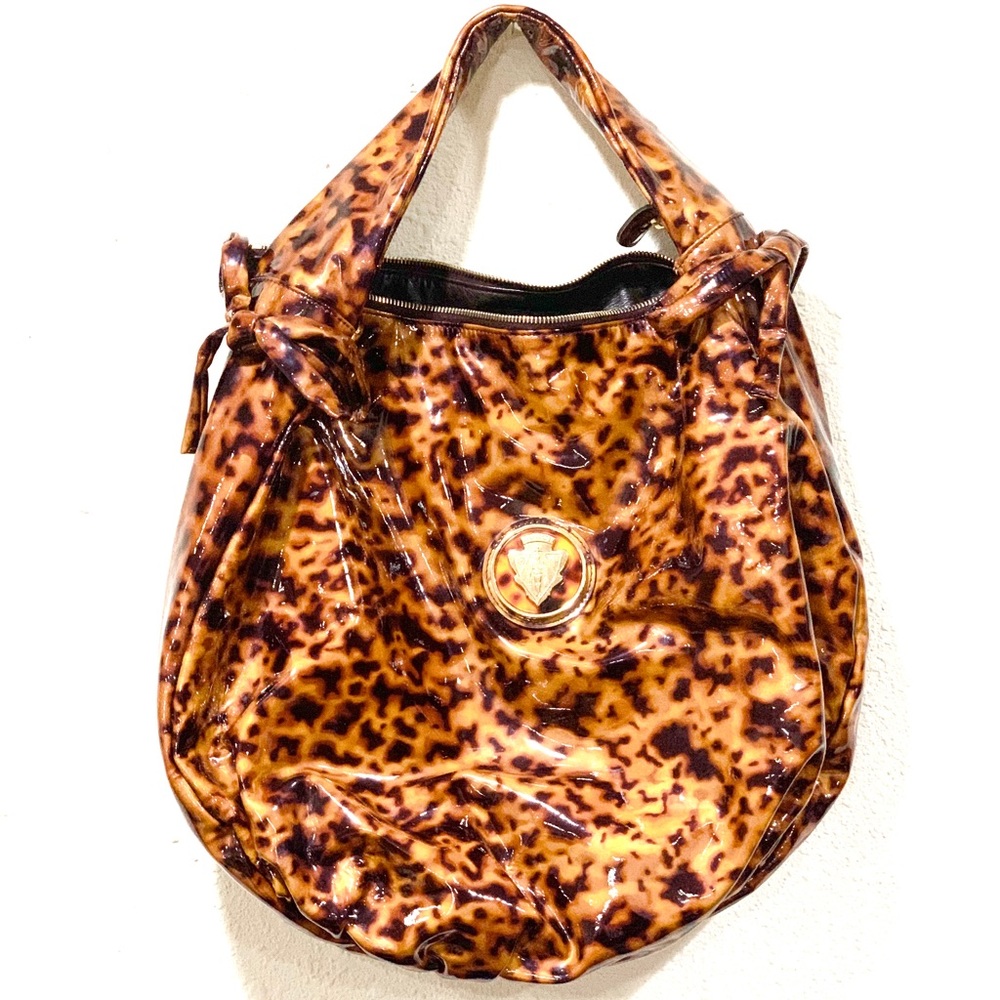 Gucci Brown Leopard Boho Shoulder Bag